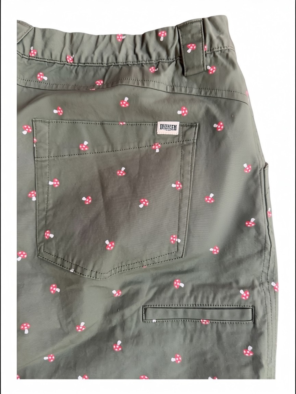 NWT Duluth Trading Company Mushroom Print Rootstock Gardening Skort - Picture 4 of 7